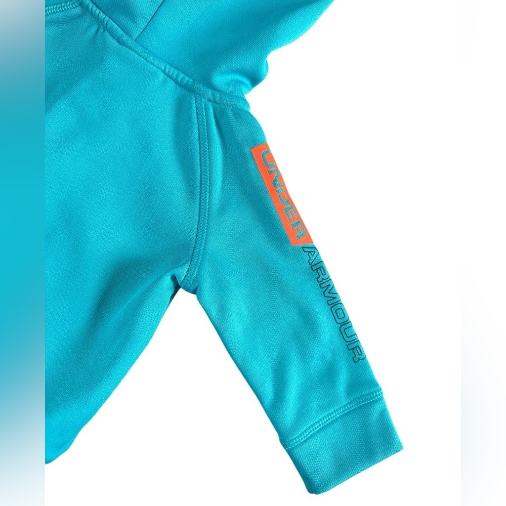 Under Armour baby sz 3-6 months, hooded zip jacket, spring, sweatshirt, like new - Picture 3 of 5